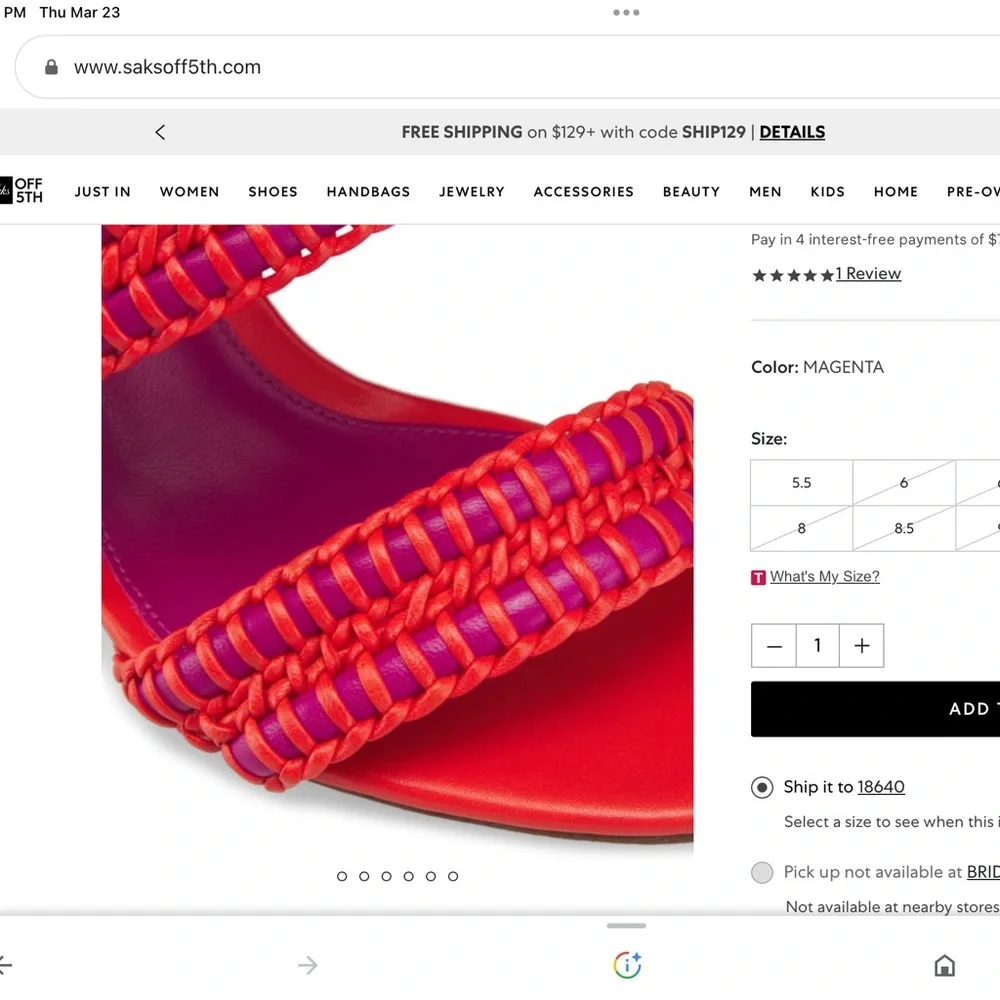 Alexandre Birman Emmy woven leather sandal - Picture 3 of 10